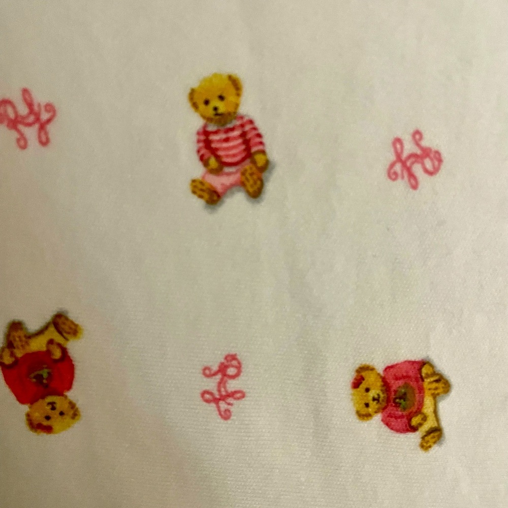 Ralph Lauren Polo Bear Reversible Baby Girl Blanket